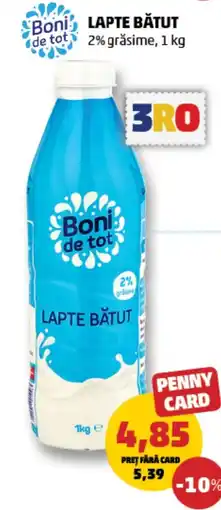 Penny Boni de tot lapte bătut Ofertă
