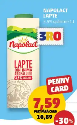 Penny Napolact lapte Ofertă