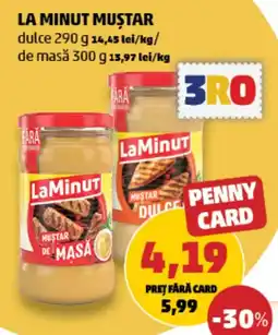 Penny LaMinut muștar dulce de masă Ofertă