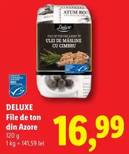 Lidl Deluxe File de ton din Azore Ofertă