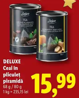 Lidl Deluxe Ceai în pliculeț piramidă Ofertă