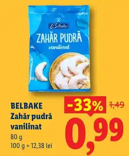 Lidl Belbake Zahăr pudră vanilinat Ofertă