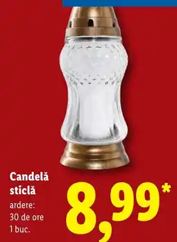 Lidl Candelă sticlă Ofertă
