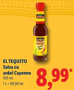 Lidl El tequito salsa cu ardei cayenne Ofertă
