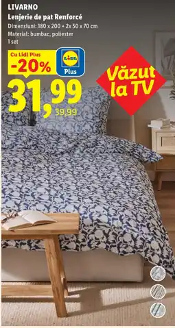 Lidl LivarNo lenjerie de pat renforçé Ofertă
