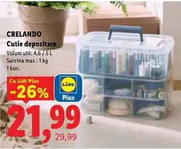Lidl Crelando cutie depozitare Ofertă