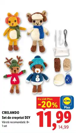 Lidl Crelando set de croșetat diy Ofertă