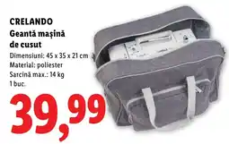Lidl Crelando geantă mașină de cusut Ofertă