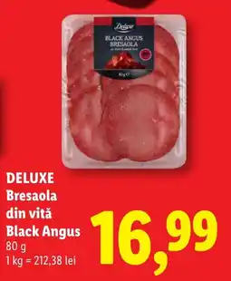 Lidl Deluxe Bresaola din vită Black Angus Ofertă
