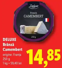 Lidl Deluxe brânză camembert Ofertă
