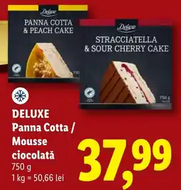 Lidl Deluxe Panna Cotta / Mousse ciocolată Ofertă