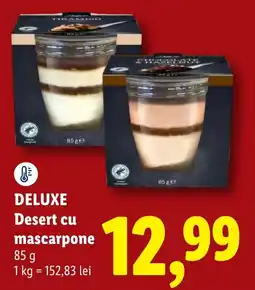 Lidl Deluxe desert cu mascarpone Ofertă