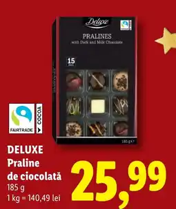 Lidl Deluxe praline de ciocolată Ofertă