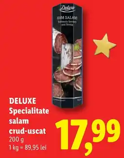 Lidl Deluxe salam crud-uscata Ofertă