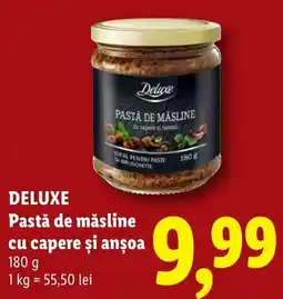 Lidl Deluxe pastă de măsline cu capere și anșoa Ofertă