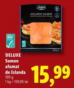 Lidl Deluxe Somon afumat de Islanda Ofertă