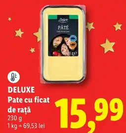 Lidl Deluxe Pate cu ficat de rață Ofertă