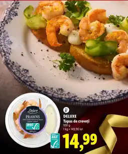 Lidl Deluxe Tapas de creveți Ofertă