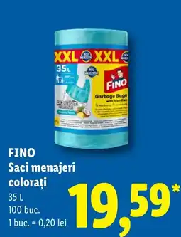 Lidl Fino saci menageri colorati Ofertă