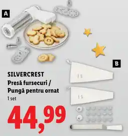 Lidl Silvercrest presă fursecuri / pungă pentru ornat Ofertă