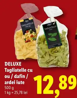 Lidl Deluxe tagliatelle cu ou / dafin / ardei iute Ofertă