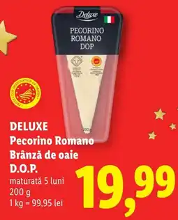 Lidl Deluxe Pecorino Romano Ofertă