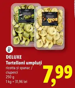 Lidl Deluxe Tortelloni umpluți Ofertă