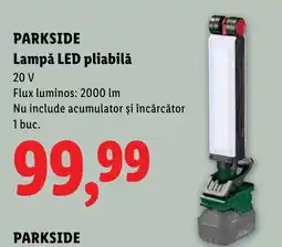 Lidl Parkside lampă led pliabilă Ofertă
