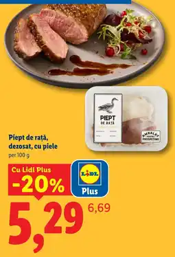 Lidl Lidl Piept de rață, dezosat, cu piele Ofertă
