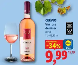 Lidl Cervus vin rose demisec Ofertă