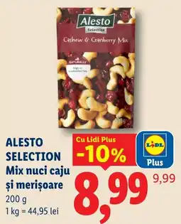 Lidl Alesto selection mix nuci caju și merișoare Ofertă