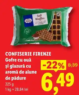 Lidl Dreptura Gofre cu ouă și glazură cu aromă de alune de pădure Ofertă