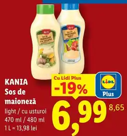 Lidl Kania sos de maioneză Ofertă