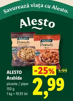 Lidl Alesto Arahide Ofertă