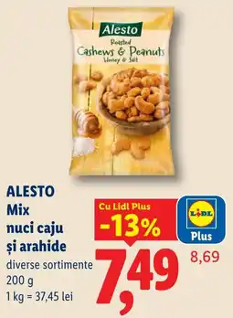 Lidl Alesto mix nuci caju și arahide Ofertă