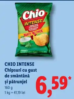 Lidl Chio intense chipsuri cu gust de smântână și pătrunjel Ofertă
