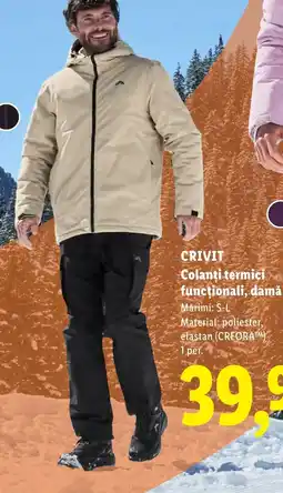 Lidl Crivit colanți termici funcționali, damă Ofertă