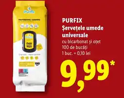 Lidl Purfix șervețele umede universale Ofertă