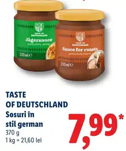 Lidl Taste of Deutschland Sosuri în stil german Ofertă