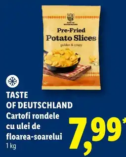 Lidl Taste of Deutschland Cartofi rondele cu ulei de floarea-soarelui Ofertă
