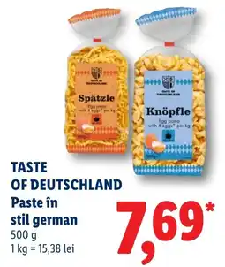 Lidl Taste of Deutschland Paste în stil german Ofertă