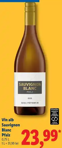 Lidl Sauvignon Blanc Ofertă