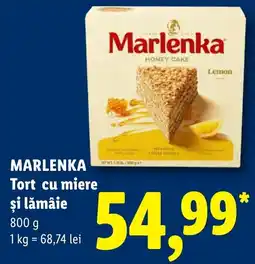 Lidl Marlenka tort cu miere si lamai Ofertă