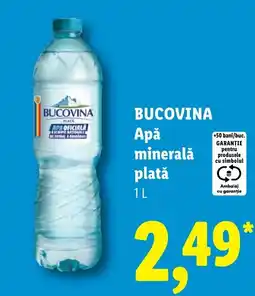 Lidl Bucovina apa minerala plată Ofertă
