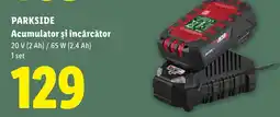 Lidl Parkside acumulator si incarcator Ofertă