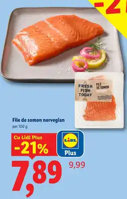 Lidl Lidl File de somon norvegian Ofertă