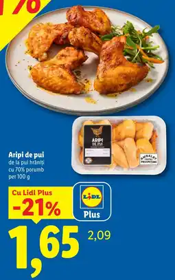 Lidl Lidl Aripipi de pui Ofertă