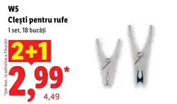 Lidl W5 Clești pentru rufe Ofertă