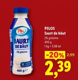 Lidl Pilos Iaurt de băut Ofertă