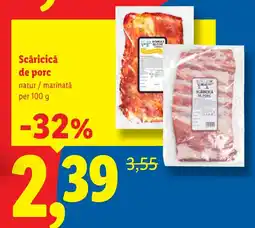 Lidl Scărică de porc Ofertă